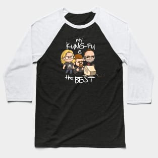 The Lone Gunmen - My Kung Fu Is The Best - X-Files Baseball T-Shirt
